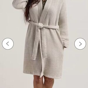 Parachute Waffle Knit Robe - tan